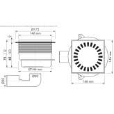 Stainless steel shower drain Wareham