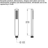 Shower head with anti-limescale system Kissamos