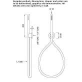 Hand shower with handle/water connection Lalor