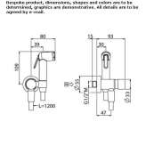 ABS hand shower/toilet sprayer Anger