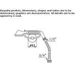 Hand shower with hose and handle Okemos