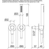 Stainless steel shower head with anti-limescale system Demonte