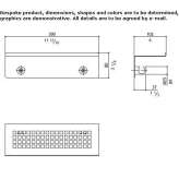 Bathroom wall shelf made of stainless steel Loceri