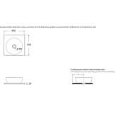 Ceramic wall shelf for the bathroom Sevina