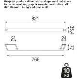 Stainless steel towel rack Poeytyae