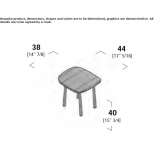 Ash bathroom table Siegen
