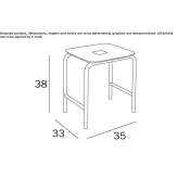ABS bathroom stool Juzcar