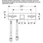 Wall-mounted washbasin tap Stupsk