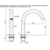 Single-lever electronic countertop washbasin faucet Hejnice