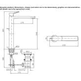 Tall, single-lever countertop washbasin tap Perkata