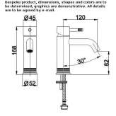 Countertop washbasin tap made of stainless steel Kranj