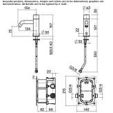 1-hole infrared washbasin faucet Gozne