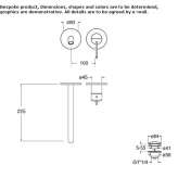 2-hole wall-mounted washbasin tap Nestoita