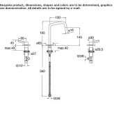 3-hole countertop washbasin tap Nestoita