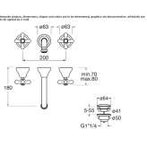 Wall-mounted washbasin tap without stopper Sebnitz