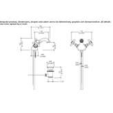 Bateria umywalkowa nablatowa 1-otworowa Callow