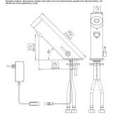 Infrared electronic self-closing faucet for public toilets Rrape