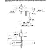 2-hole single-lever washbasin faucet Budingen