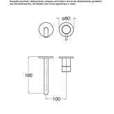 2-hole wall-mounted washbasin tap without stopper Marki