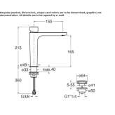 Single-lever countertop washbasin tap Delaware