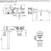 Single-lever wall-mounted washbasin tap Buynichy