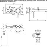 Single-lever wall-mounted washbasin tap Palizzi