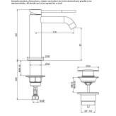 Single-lever countertop washbasin tap Buynichy