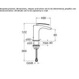 Single-lever countertop washbasin tap Mocoa