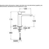 Single-lever countertop washbasin tap Ardud