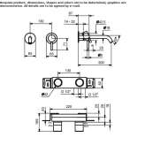 Wall-mounted washbasin tap Nejdek