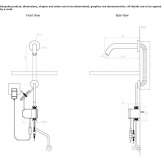 Infrared wall-mounted washbasin faucet Rotmanka