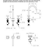 3-hole countertop washbasin tap Jojutla