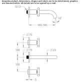 3-hole wall-mounted washbasin tap Jojutla