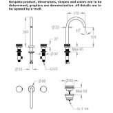 3-hole countertop washbasin tap Jojutla