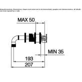 2-hole wall-mounted washbasin tap Balli