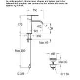 Single-lever countertop washbasin tap Jojutla