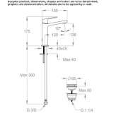 Single-lever countertop washbasin tap Jojutla