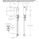 Single-lever countertop washbasin tap Jojutla