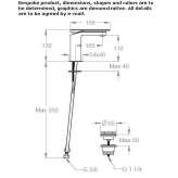 Single-lever countertop washbasin tap Jojutla