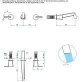 Wall-mounted washbasin tap Fiss