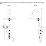 Countertop infrared washbasin faucet Mudjimba