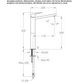 Single-lever countertop washbasin tap Sundown