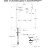 Single-lever countertop washbasin tap Sundown