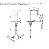 Single-lever countertop washbasin tap Bearna