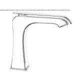 Single-lever countertop washbasin tap Stoob