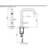 Hydroprogressive single-lever washbasin faucet Hejnice