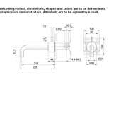 Single-hole wall-mounted washbasin tap Scobey