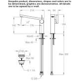 Single-lever countertop washbasin tap Nyrsko