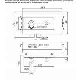 Electronic wall-mounted washbasin faucet with aerator Byram