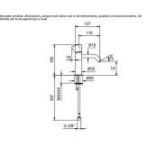 Single-lever washbasin faucet with flow limiter Nejdek